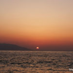 永田いなか浜の夕陽（屋久島）