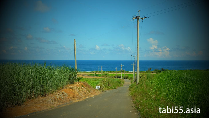 沖永良部島に、フェリーでアクセスして、レンタルバイクで観光（奄美諸島）