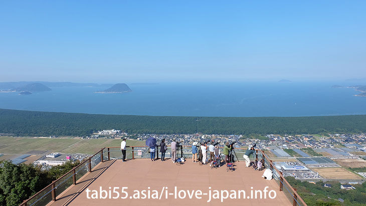 View from the Mt.Kagami-yama Observatory