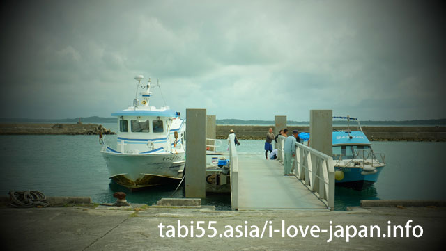 「スマヌかりゆす」で、島尻港（宮古島）へ戻ります