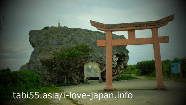 下地島巨石(帯石)