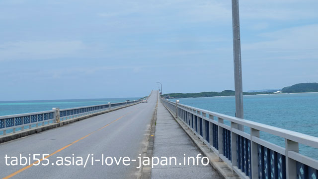 Cross Ikema Bridge to Ikejima-island