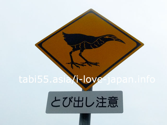 沖縄本島の珍しい交通標識