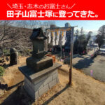 田子山富士塚（埼玉・志木）の魅力は？電車＋徒歩でアクセスして登ったよ