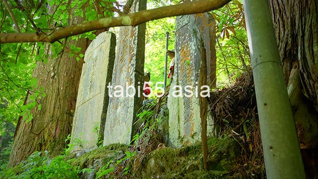 バス停「大輪」に到着！鳥居から三峯神社の表参道へ